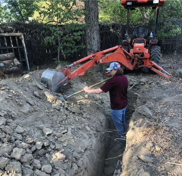sewer line on progess in bakersfield ca