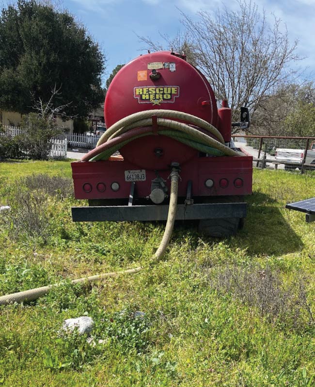 pumping truck from the best plumbing company in bakersfield ca
